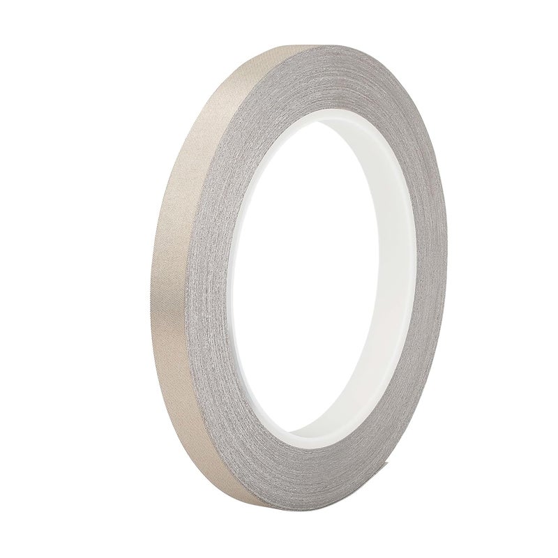 SICCOMA Faraday Cloth Tape Double Conductive Cloth Adhesive Tape for EMI Shielding, Wire Harness Wrap, Grounding, Guitar Interference Signal Blocking, Electrical Repair (0.4inx66FT) - Image 1